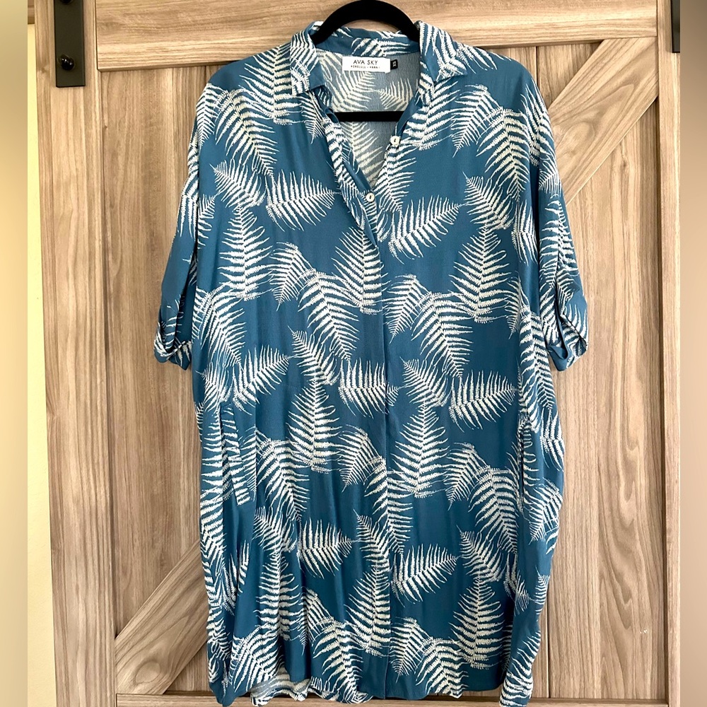 Ava Sky Dress Azure Short